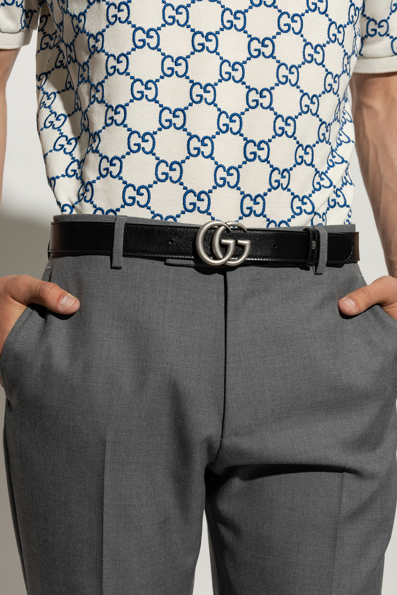 Gucci reversible outlet belt